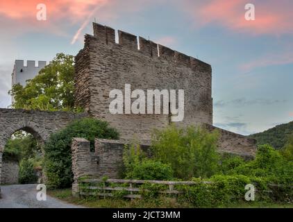 Château de Burg Sterrenberg Kamp-Bornhofen Banque D'Images