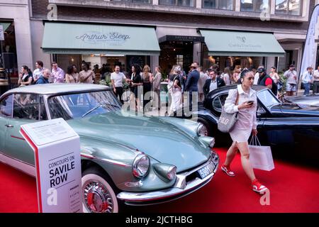 The Concours on Savile Row, salon de l'auto, londres, Royaume-Uni Banque D'Images