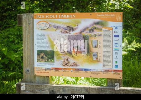 11.06.2022 Silverdale, Lancashire, Royaume-Uni. En tant qu'une des deux seules falaises de la région, Jack Scout offre un bon terrain de reproduction pour les oiseaux chanteurs ainsi que des droits Banque D'Images