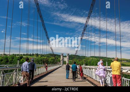 Les ponts de la Caille (pont Charles-Albert), Allonzier-la-Caille, France Banque D'Images