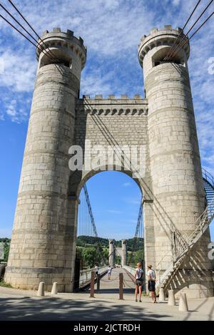 Les ponts de la Caille (pont Charles-Albert), Allonzier-la-Caille, France Banque D'Images