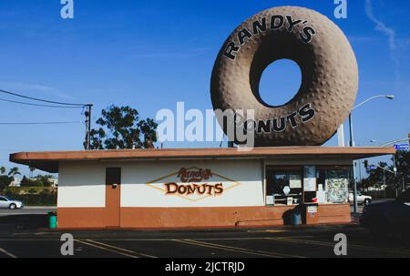 Randy's Donuts à Los Angeles Banque D'Images