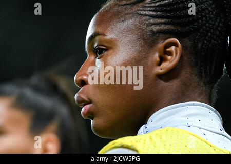 Aminata Diallo du PSG lors du championnat féminin français, D1 Arkema football match entre Paris Saint-Germain (PSG) et Olympique Lyonnais (Lyon, OL) sur 29 mai 2022 au stade Jean Bouin à Paris, France - photo Victor Joly / DPPI Banque D'Images