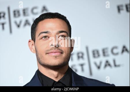 New York, États-Unis. 15th juin 2022. Daryl McCormack assiste à la première « bonne chance à toi, Leo Grande » lors du festival du film Tribeca 2022 au SVA Theatre de New York, NY, 15 juin 2022. (Photo par Anthony Behar/Sipa USA) crédit: SIPA USA/Alay Live News Banque D'Images