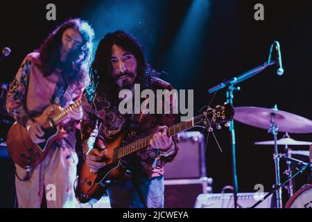 Copenhague, Danemark. 15th juin 2022. Le groupe de rock psychédélique japonais Kikagaku Moyo joue un concert à Pumpehuset à Copenhague. (Crédit photo : Gonzales photo/Alamy Live News Banque D'Images