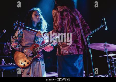 Copenhague, Danemark. 15th juin 2022. Le groupe de rock psychédélique japonais Kikagaku Moyo joue un concert à Pumpehuset à Copenhague. (Crédit photo : Gonzales photo/Alamy Live News Banque D'Images