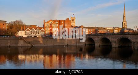 Worcester, Worcestershire, Angleterre, Royaume-Uni, Europe Banque D'Images