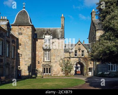 St. Marys College Quad, St. Andrews, Fife, Écosse, Royaume-Uni, Europe Banque D'Images