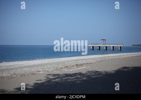 Vue sur la mer Noire en été Banque D'Images