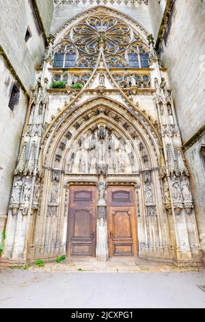 Église Saint-Martin à Pont a Mousson, département de Meurthe-et-Moselle dans le nord-est de la France. Situé sur la rive droite de la Moselle, le Saint-Mart Banque D'Images