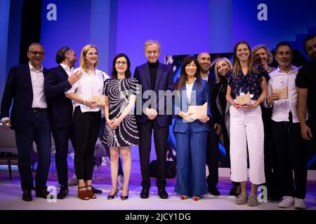 Groupe de luxe français Président et Directeur général de la LVMH Bernard Arnault participe à un événement de la LVMH au salon Vivatech Technology startups and innovation à Paris sur 16 mai 2022. Photo de Raphael Lafargue/ABACAPRESS.COM Banque D'Images