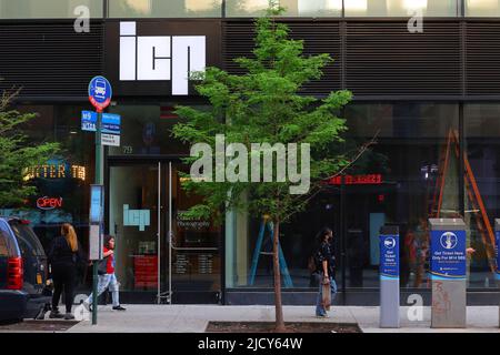 International Center of Photography Museum, 79 Essex St, New York, NYC boutique photo d'un musée de photographie dans le Lower East Side. Banque D'Images