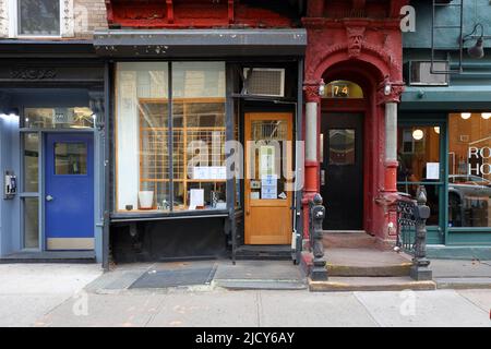 Setsugekka 雪月華, 74 E 7th St, New York, New York, New York photo d'un salon de thé de cérémonie japonaise dans le quartier East Village de Manhattan. Banque D'Images