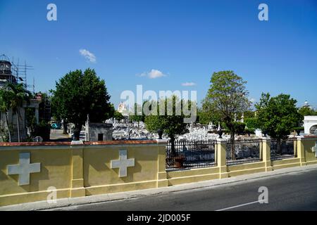 Cimetière Nekropolis de Cristobal Colon à la Havane Banque D'Images