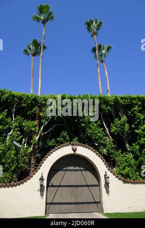 Palm Springs, Californie, États-Unis 11th juin 2022 Une vue générale de l'atmosphère du joueur de baseball Joe DiMaggio et de l'actrice Marilyn Monroe ancien domicile/domaine au 953 N. Avenida Palmas on 11 juin 2022 à Palm Springs, Californie, États-Unis. Photo par Barry King/Alay stock photo Banque D'Images