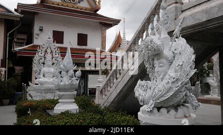 Wat Suthiwararam Charoen Krung Road, Yan Nawa, Sathon, Bangkok Thaïlande Banque D'Images