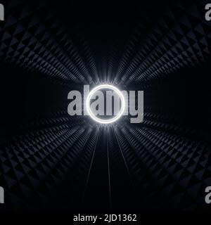 Illustration 3D arrière-plan pour la publicité et le papier peint dans l'architecture et la scène de construction. Rendu 3D dans un concept décoratif. Banque D'Images