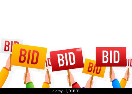 Illustration vectorielle numérique avec étiquette de soumission. Illustration vectorielle isolée. Illustration de Vecteur