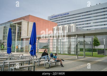 Hôpital universitaire de Francfort, Theodor-Stern-Kai, Francfort-sur-le-main, Hesse, Allemagne Banque D'Images