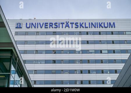 Hôpital universitaire de Francfort, Theodor-Stern-Kai, Francfort-sur-le-main, Hesse, Allemagne Banque D'Images