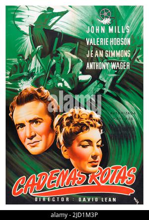 JEAN SIMMONS et JOHN MILLS dans DE GRANDES ATTENTES (1946), dirigé par DAVID LEAN. Crédit : CLASSEMENT / Album Banque D'Images