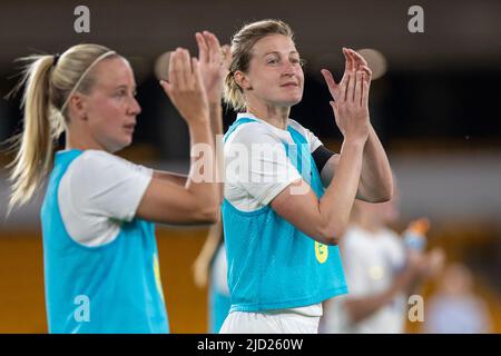 Jeudi 16th juin 2022. Ellen White. Angleterre contre Belgique. International friendly au stade Molineux (Wolverhampton, Royaume-Uni). Banque D'Images