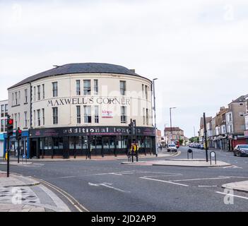 Maxwells Corner à Stockton on Tees, Angleterre, Royaume-Uni Banque D'Images