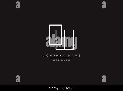 MODÈLE d'illustration vectoriel de conception DE LOGO OW. Illustration de Vecteur