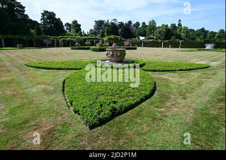 Hever, Kent, Royaume-Uni- 17 juin 2022 : Château de Hever dans le kent la maison d'enfance d'Anne Boleyn. Banque D'Images