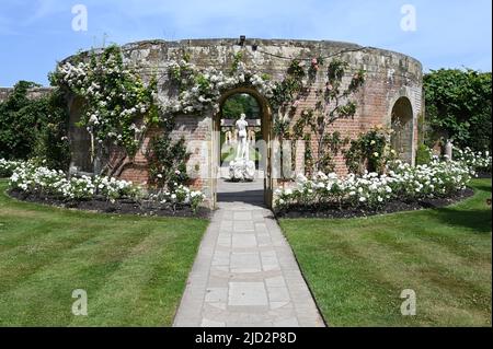 Hever, Kent, Royaume-Uni- 17 juin 2022 : Château de Hever dans le kent la maison d'enfance d'Anne Boleyn. Banque D'Images