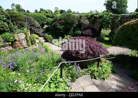 Hever, Kent, Royaume-Uni- 17 juin 2022 : Château de Hever dans le kent la maison d'enfance d'Anne Boleyn. Banque D'Images