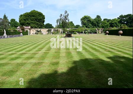 Hever, Kent, Royaume-Uni- 17 juin 2022 : Château de Hever dans le kent la maison d'enfance d'Anne Boleyn. Banque D'Images