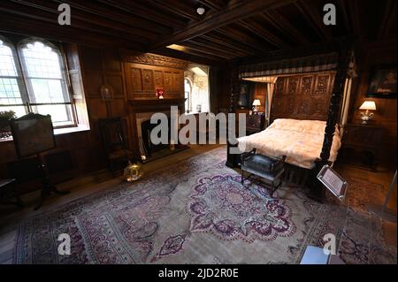 Hever, Kent, Royaume-Uni- 17 juin 2022 : Château de Hever dans le kent la maison d'enfance d'Anne Boleyn. Banque D'Images