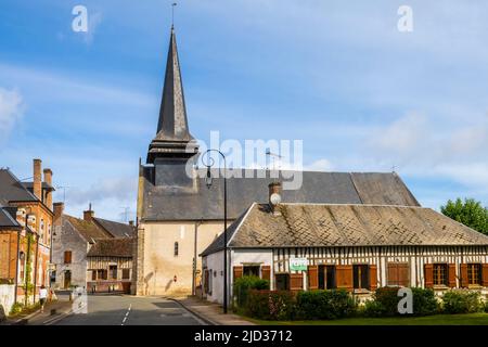 Ligny-le-Ribault est une commune française, située dans le département du Loiret et la région Centre-Nord. Banque D'Images