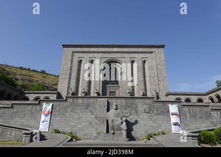 L'Institut Mesrop Mashtots des anciens manuscrits , Erevan, Arménie Banque D'Images