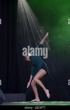 Spectacle de danse final de l'Académie 2022 pour l'école de danse DE jazz OFF au Théâtre de Verdure, Nice, France. 11 juin 2022 - FAMA © Fausto Marci Banque D'Images