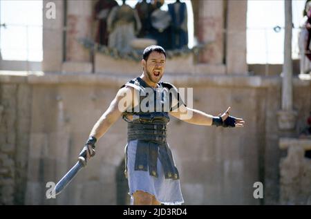 RUSSELL CROWE, GLADIATOR, 2000, Banque D'Images