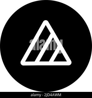 Symbole de lessive. Symbole sans chlore. Chlore interdit. Vecteur modifiable. Illustration de Vecteur