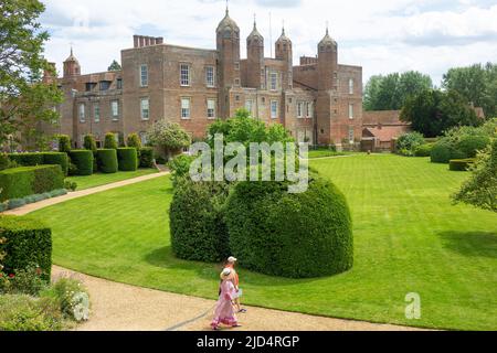 Angleterre, Suffolk, Sudbury, long Melford, salle Melford Banque D'Images