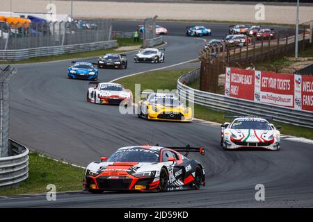 Zandvoort, pays-Bas. 18th juin 2022. 32 Weerts Charles (bel), Vanthoor Dries (bel), Team WRT, Audi R8 LMS evo II GT3, action pendant la série 5th du Fanatec GT World Challenge Europe Powered by AWS 2022, de 17 à 19, 2022 sur le circuit Zandvoort, à Zandvoort, pays-Bas - photo Julien Delfosse / DPPI crédit: DPPI Media/Alamy Live News Banque D'Images