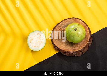 Psidium guajava - fruits savoureux et sains pomme de Guava Banque D'Images