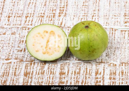 Psidium guajava - fruits savoureux et sains pomme de Guava Banque D'Images