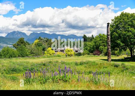 VANCOUVER, C.-B., CANADA, le 03 JUIN 2019 : les environs du Musée d'anthropologie de l'Université de la Colombie-Britannique campus de l'UBC à Vancouver, Britis Banque D'Images