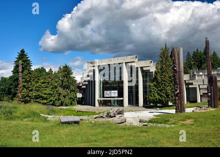 VANCOUVER, C.-B., CANADA, le 03 JUIN 2019 : le Musée d'anthropologie de l'Université de la Colombie-Britannique, campus de l'Université de la Colombie-Britannique à Vancouver, en Colombie-Britannique, Cana Banque D'Images