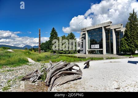 VANCOUVER, C.-B., CANADA, le 03 JUIN 2019 : le Musée d'anthropologie de l'Université de la Colombie-Britannique, campus de l'Université de la Colombie-Britannique à Vancouver, en Colombie-Britannique, Cana Banque D'Images