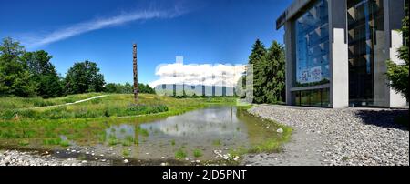 VANCOUVER, C.-B., CANADA, le 03 JUIN 2019 : le Musée d'anthropologie de l'Université de la Colombie-Britannique, campus de l'Université de la Colombie-Britannique à Vancouver, en Colombie-Britannique, Cana Banque D'Images