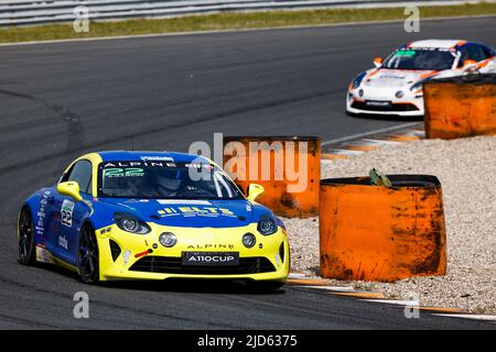 22 GARCIN Alexis (fra), Herrero Racing, Alpine A110 CUP, action pendant la ronde 3rd de l'Alpine Europa Cup 2022, de 17 juin à 19 sur le circuit Zandvoort à Zandvoort, pays-Bas - photo Julien Delfosse / DPPI Banque D'Images