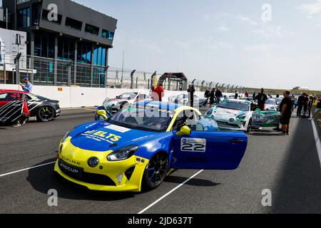 22 GARCIN Alexis (fra), Herrero Racing, Alpine A110 CUP, sur la grille lors de la ronde 3rd de la coupe Alpine Europa Cup 2022, de 17 juin à 19 sur le circuit Zandvoort à Zandvoort, pays-Bas - photo Julien Delfosse / DPPI Banque D'Images
