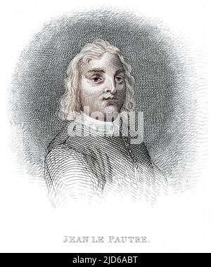 JEAN LEPAUTRE artiste français version colorisée de : 10163081 Date: 1618 - 1682 Banque D'Images