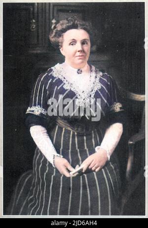MARGARET LLOYD GEORGE épouse de David Lloyd George, homme d'État version colorisée de : 10163387 Date: VERS 1900 Banque D'Images